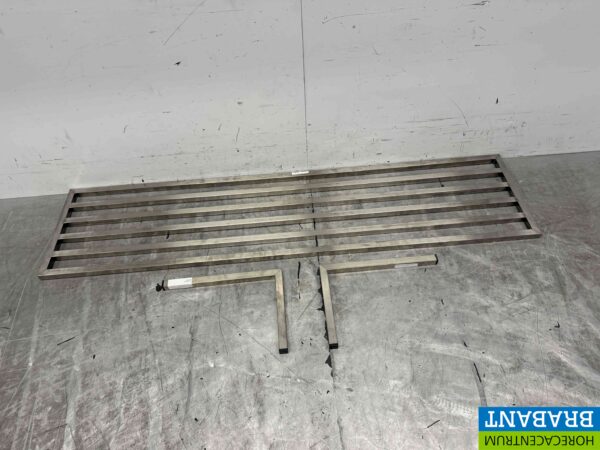 Étagère murale en acier inoxydable 170 x 40 cm Restauration