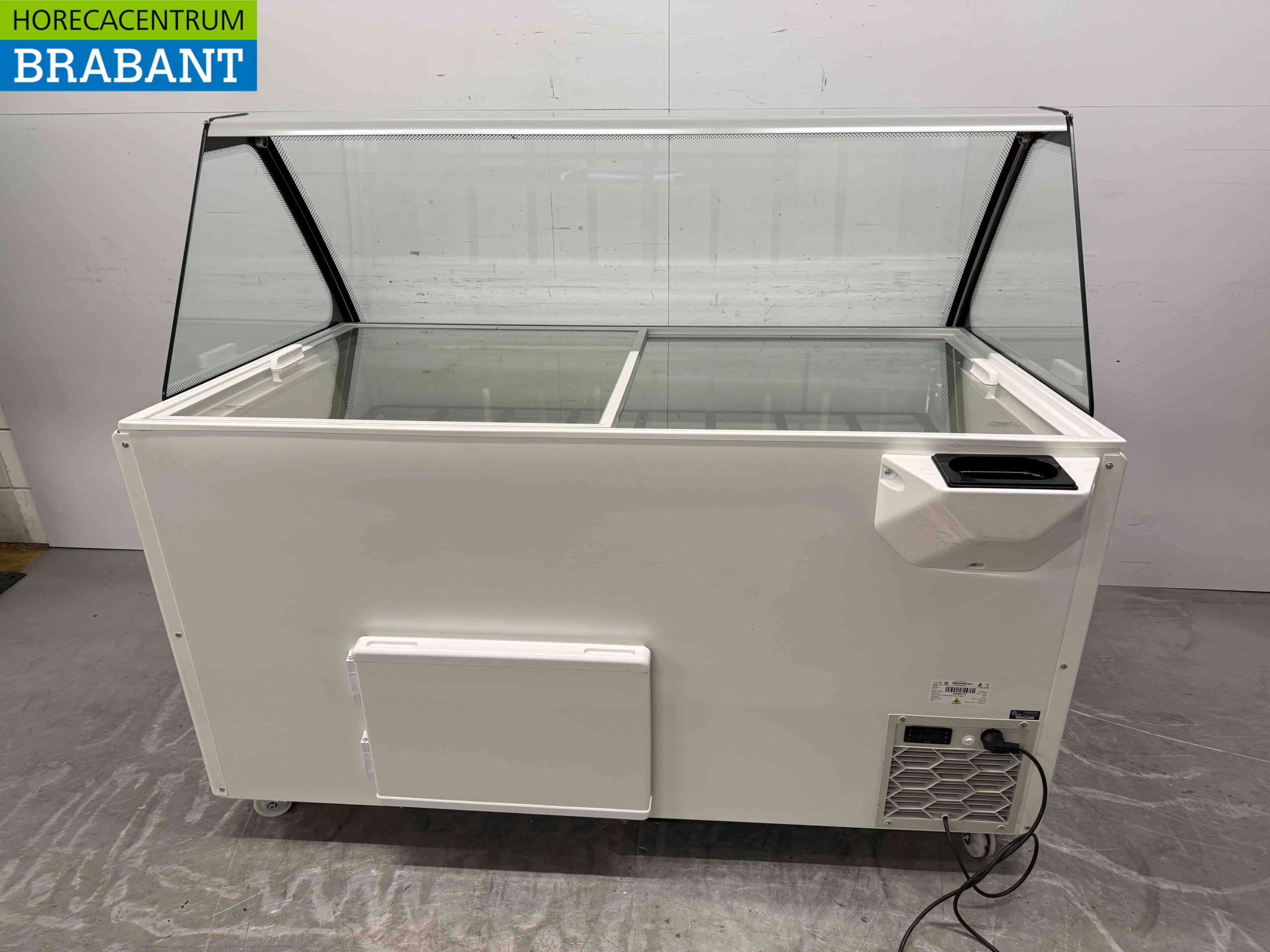 Mobile Combisteel Hawai scoop ice cream display case 16 bins 230V Horeca – Image 5