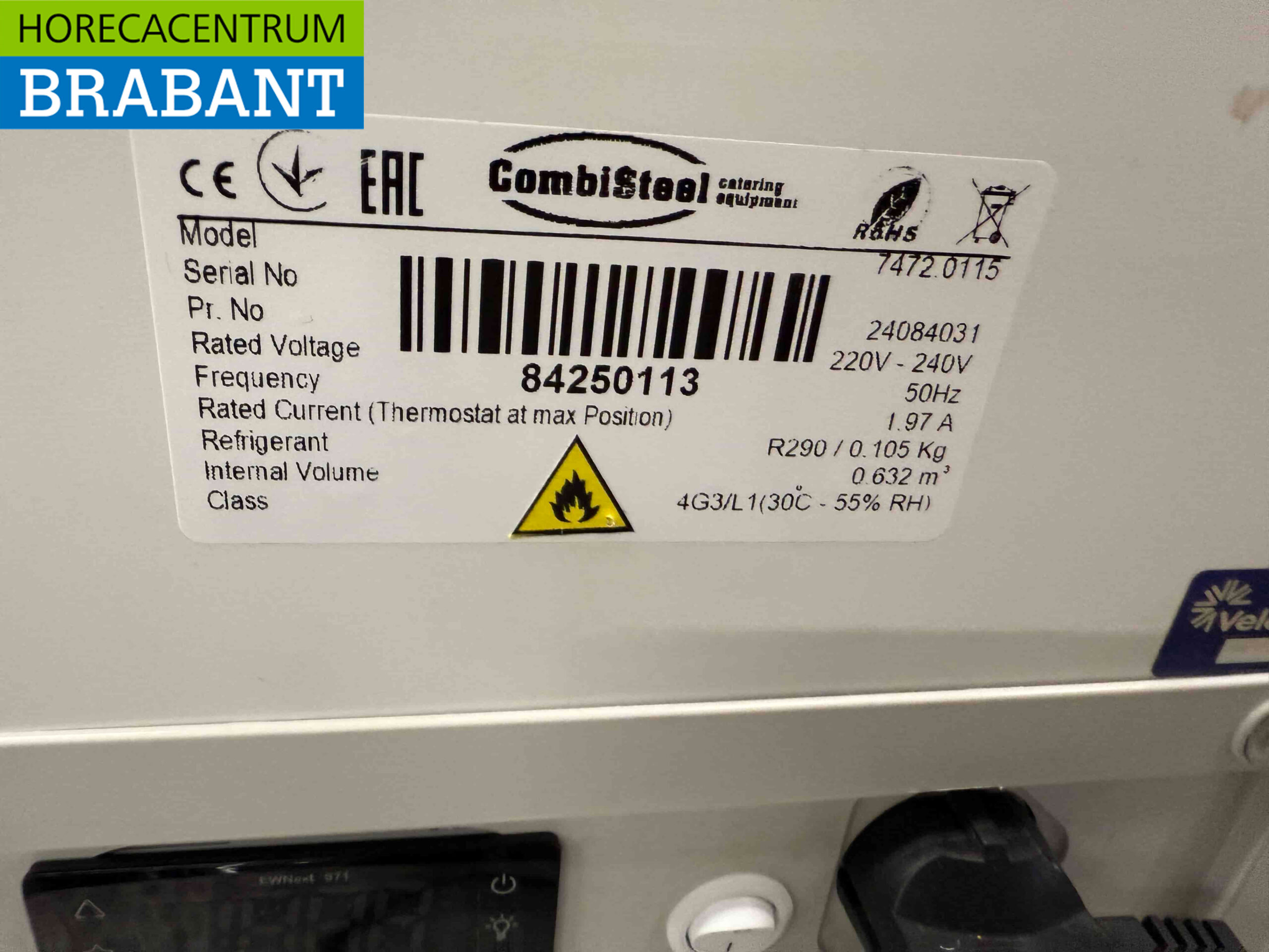 Mobile Combisteel Hawai scoop ice cream display case 16 bins 230V Horeca – Image 7