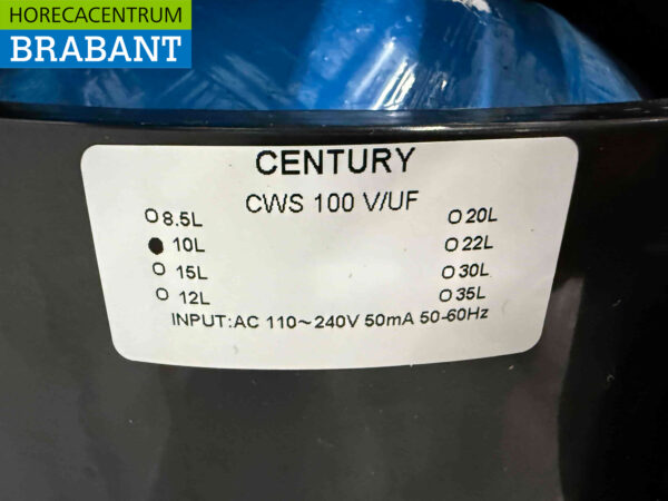 Century CWS100 Adoucisseur d'eau 1500 l/h 230V Horeca – Image 4