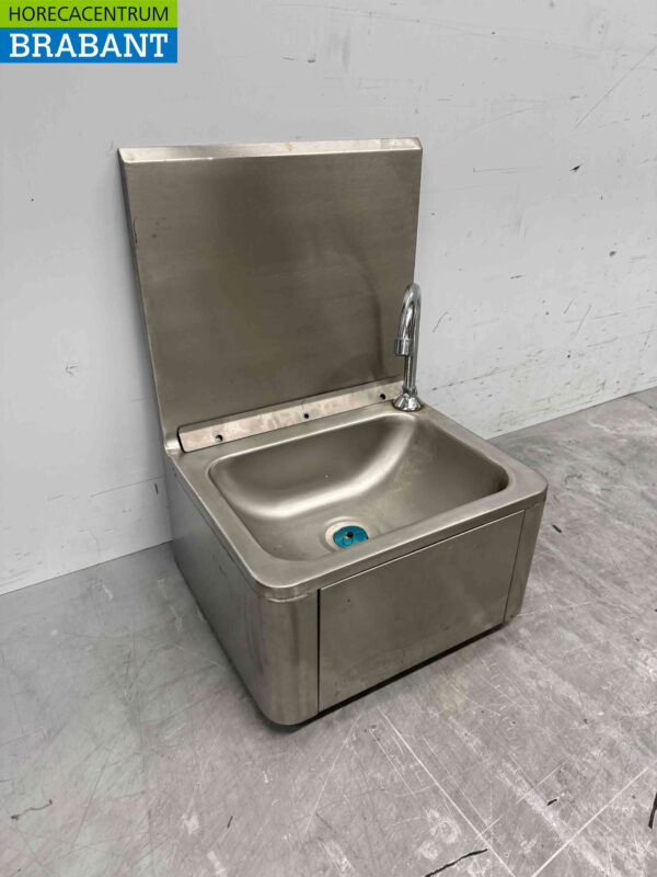 Évier Combisteel en acier inoxydable avec commande au genou Horeca – Image 2