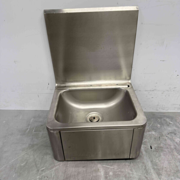Évier Combisteel en acier inoxydable avec commande au genou Horeca