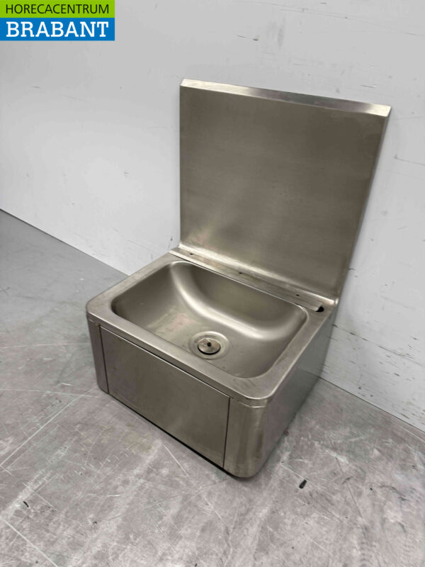 Évier Combisteel en acier inoxydable avec commande au genou Horeca – Image 3