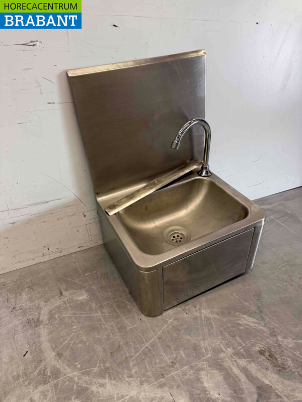 Évier Combisteel en acier inoxydable avec commande au genou Horeca – Image 2