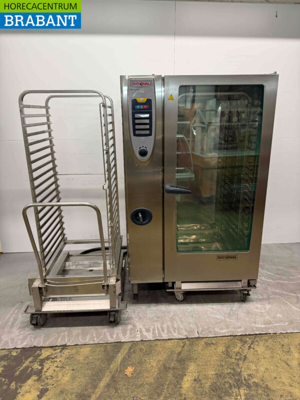 Acier inoxydable Rational SCC 202 SelfCookingCenter 40 x 1/1 GN 400V Horeca