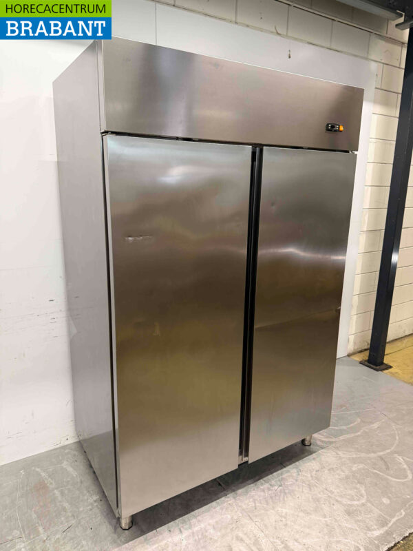 Congélateur double porte Coreco en acier inoxydable 1400 litres 230V Horeca – Image 3