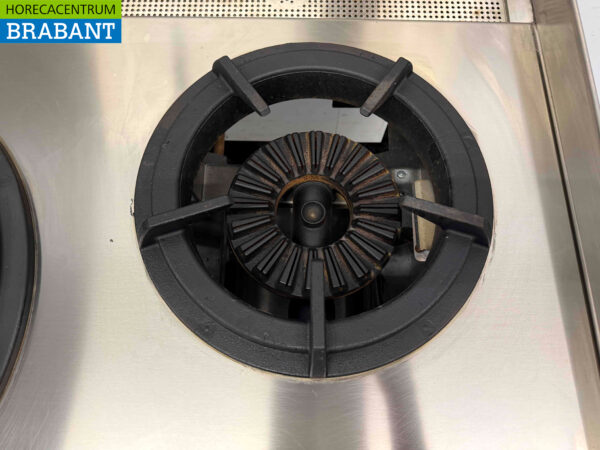 Table wok en acier inoxydable wok cooker 2 brûleurs 36,7 kW 100 cm GAZ Restauration – Image 6