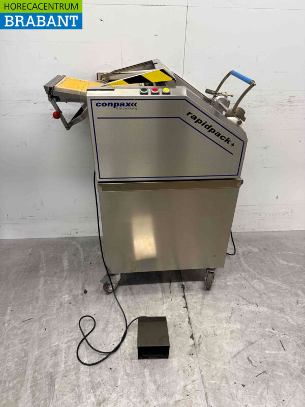 Machine à emballer la viande Conpax Rapidpack en acier inoxydable Machine à emballer 230V Boucherie Traiteur – Image 2