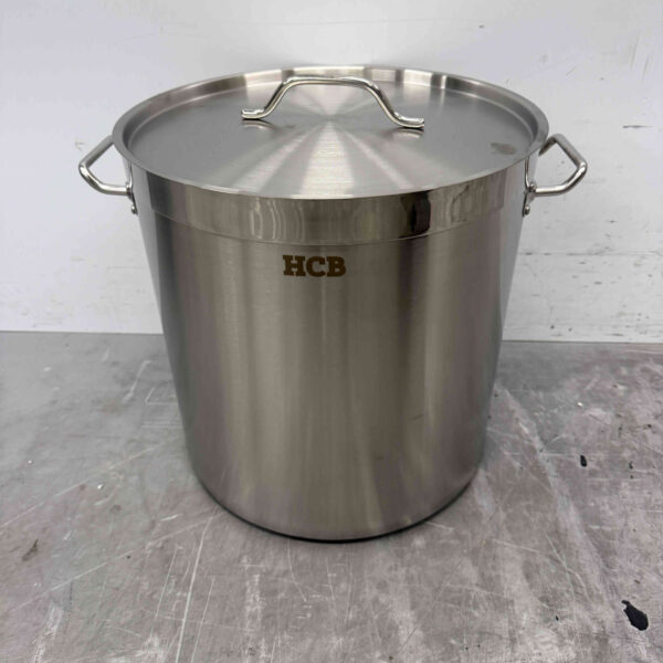 HCB Acier inoxydable Soup Pan Cooking Pan Induction 41 x 42 cm 50 litres Horeca