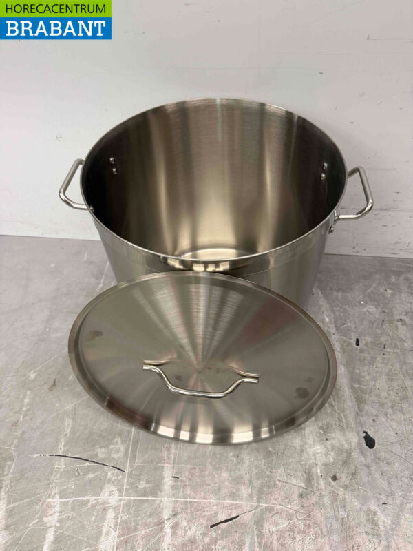 HCB Acier inoxydable Soup Pan Cooking Pan Induction 41 x 42 cm 50 litres Horeca – Image 5
