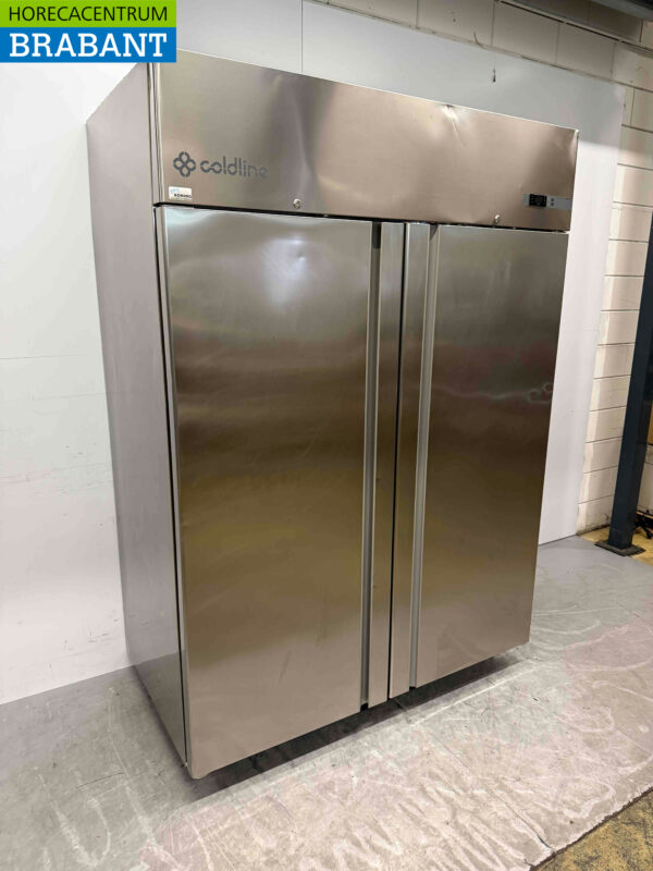 Congélateur double porte Coldline en acier inoxydable 1400 litres 230V Horeca – Image 3