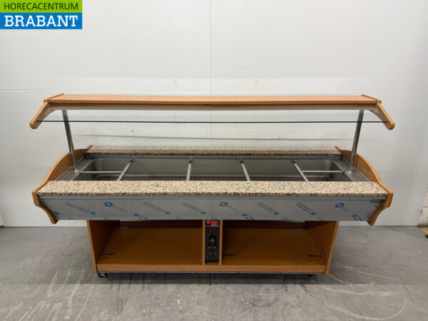 Combisteel Mobile Hot Buffer Bain Marie 6 x 1/1 GN 230V Horeca