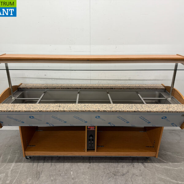 Combisteel Mobile Hot Buffer Bain Marie 6 x 1/1 GN 230V Horeca