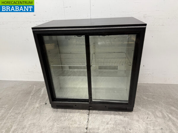 Maxxfrost Réfrigérateur bar 2 portes coulissantes en verre 90 cm 230V Horeca