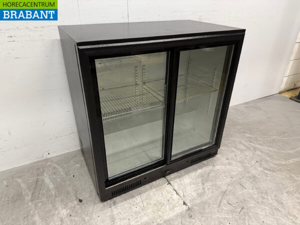 Maxxfrost Réfrigérateur bar 2 portes coulissantes en verre 90 cm 230V Horeca – Image 3