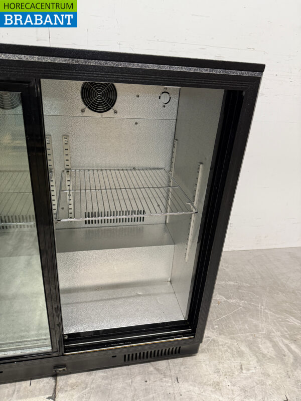 Maxxfrost Réfrigérateur bar 2 portes coulissantes en verre 90 cm 230V Horeca – Image 4