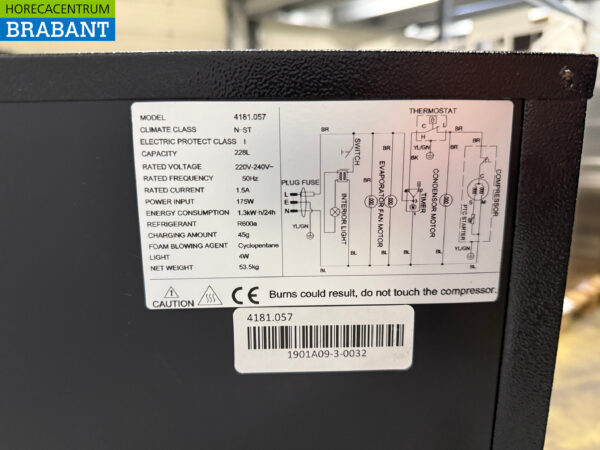 Maxxfrost Réfrigérateur bar 2 portes coulissantes en verre 90 cm 230V Horeca – Image 5