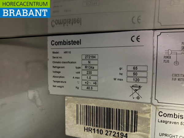 Réfrigérateur Combisteel en acier inoxydable 230V Horeca – Image 5