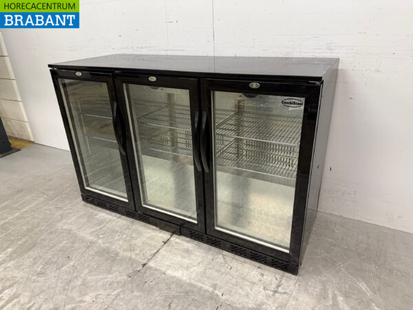 Combisteel Réfrigérateur bar 3 portes pliantes en verre 135 cm 230V Horeca – Image 2