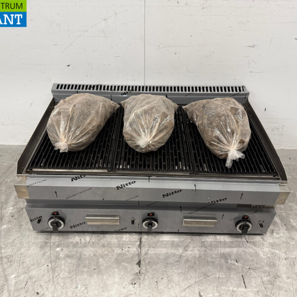 Gril en pierre en acier inoxydable 650 Series 102 cm 16.5 kW Gas Horeca