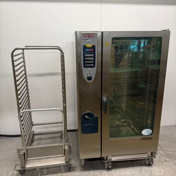 Acier inoxydable Rational SCC 202 SelfCookingCenter 40 x 1/1 GN 400V Horeca