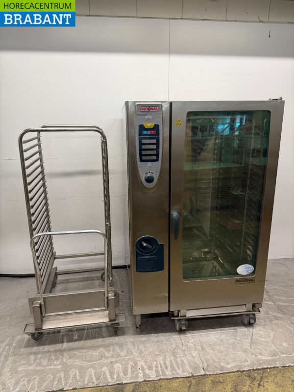 Acier inoxydable Rational SCC 202 SelfCookingCenter 40 x 1/1 GN 400V Horeca