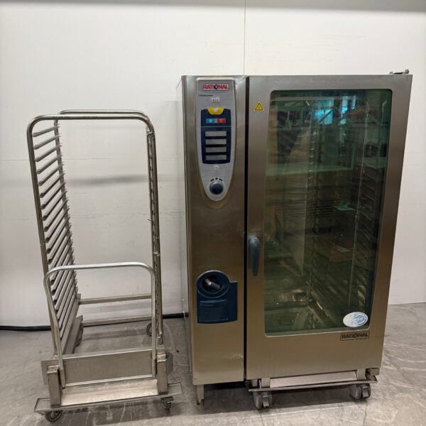 Acier inoxydable Rational SCC 202 SelfCookingCenter 40 x 1/1 GN 400V Horeca
