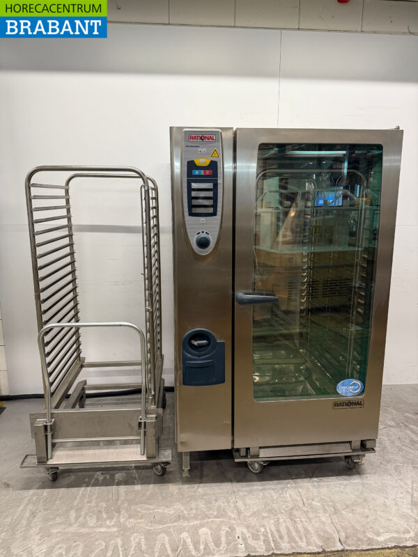 Acier inoxydable Rational SCC 202 SelfCookingCenter 40 x 1/1 GN 400V Horeca