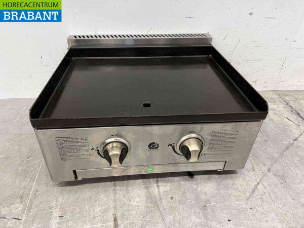Plaque de cuisson Fun Camp en acier inoxydable 55 cm Propane Bouteille de gaz Gas Catering