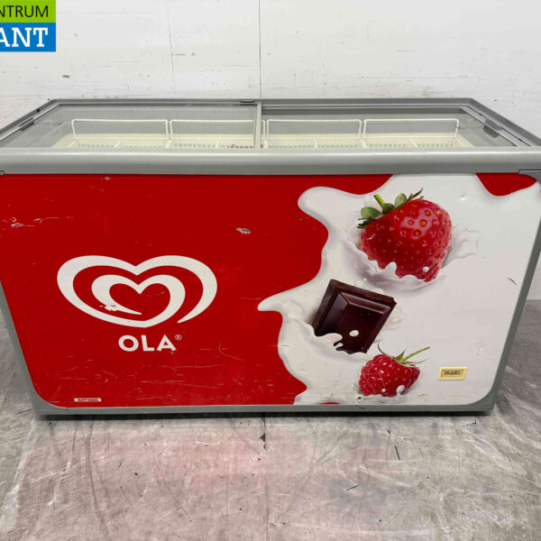 AHT Freezer Congélateur de magasin avec couvercles coulissants en verre 364 litres 230V Horeca