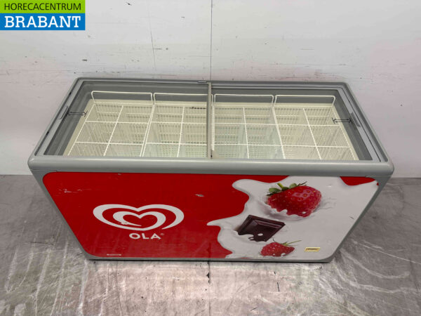 AHT Freezer Congélateur de magasin avec couvercles coulissants en verre 364 litres 230V Horeca – Image 2