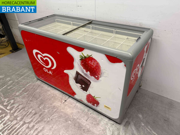 AHT Freezer Congélateur de magasin avec couvercles coulissants en verre 364 litres 230V Horeca – Image 4