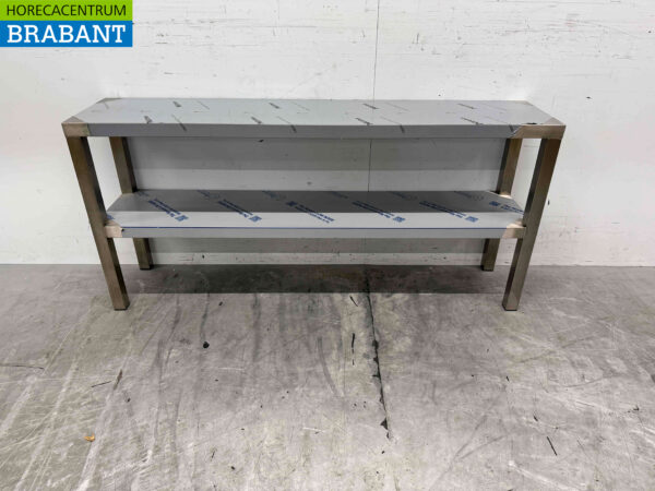 Combisteel inox Double Etagere Bridge 140 x 30 x 66 cm Restauration