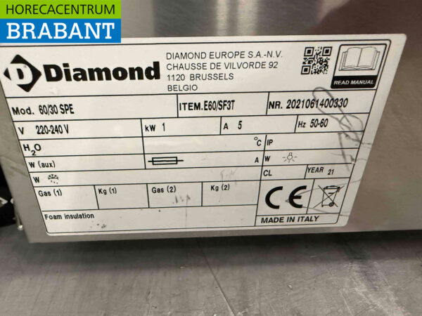 Chauffe-copeaux Diamond en acier inoxydable 30 cm 230V Restauration – Image 5