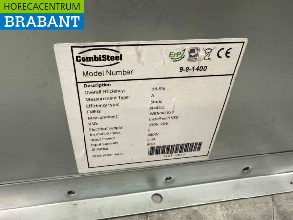 Combisteel Moteur d'extraction Slaghouse 3000 m3 230V Horeca – Image 4