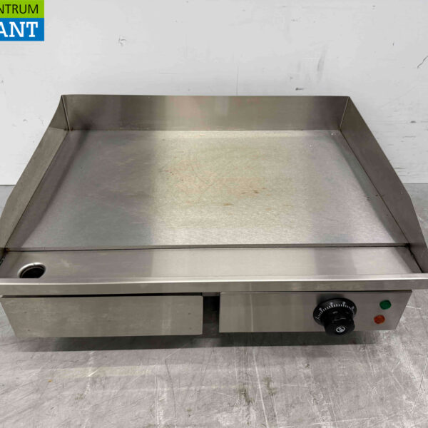 Combisteel acier inoxydable Plaque de gril lisse 55 cm 230V Horeca