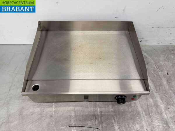 Combisteel acier inoxydable Plaque de gril lisse 55 cm 230V Horeca – Image 2