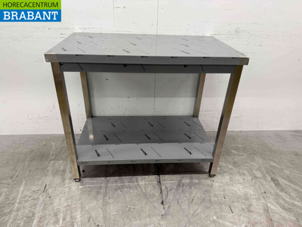Table de travail en acier inoxydable 100 x 60 x 86 cm Horeca