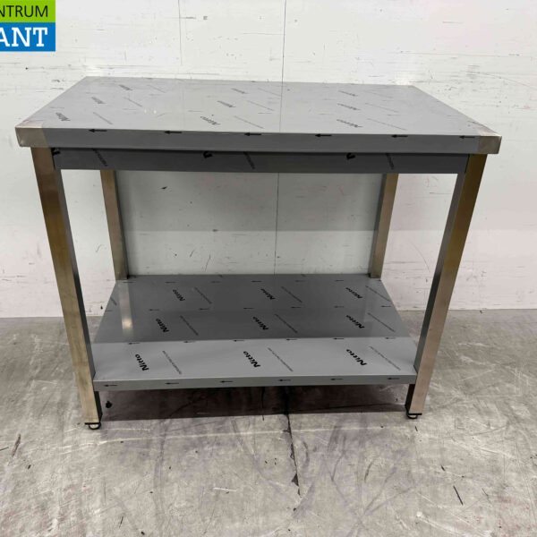 Table de travail en acier inoxydable 100 x 60 x 86 cm Horeca