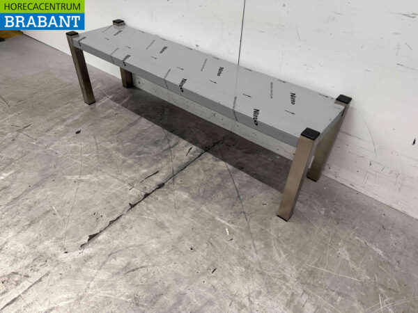 Combisteel acier inoxydable Etagere Bridge 120 cm Horeca – Image 2