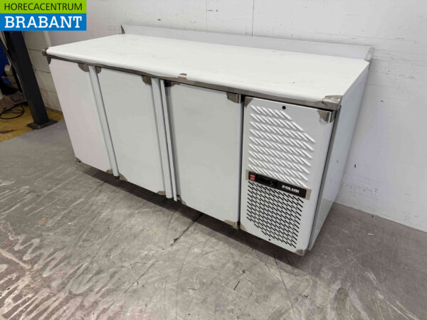Établi réfrigéré Polar en acier inoxydable 3 portes 163 cm 230V Horeca – Image 2