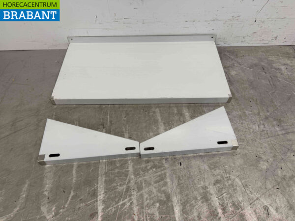 Combisteel acier inoxydable Etagère murale 80 x 40 cm Horeca