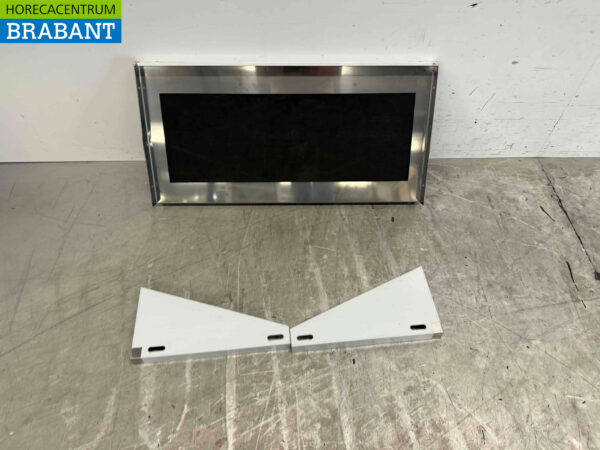 Combisteel acier inoxydable Etagère murale 80 x 40 cm Horeca – Image 2