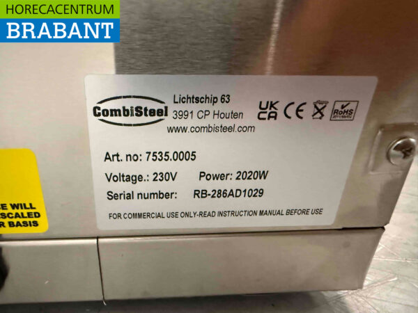 Machine à café Combisteel en acier inoxydable 230V Horeca – Image 5