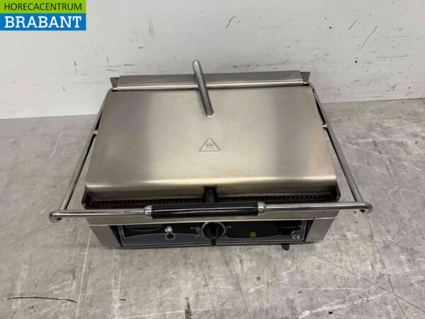 Acier inoxydable Combisteel Gril de contact Paninigrill Gril Ribbel 230V Horeca – Image 2