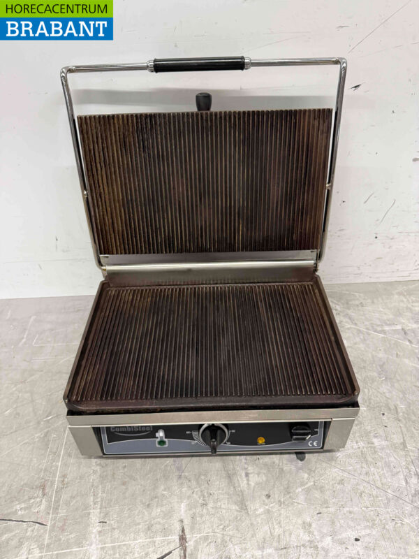Acier inoxydable Combisteel Gril de contact Paninigrill Gril Ribbel 230V Horeca – Image 5