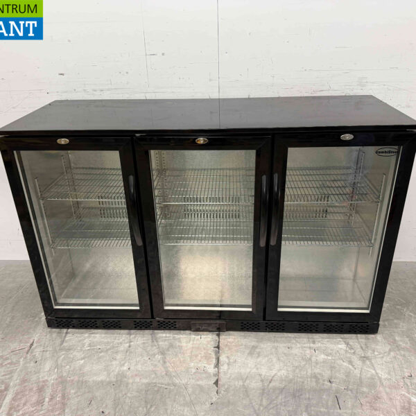 Combisteel Backbar Bar Cooler 3 portes coulissantes en verre 320 litres 135 cm 230V Horeca