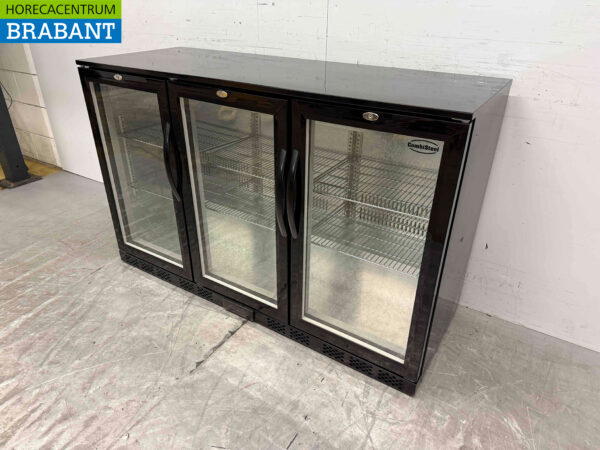 Combisteel Backbar Bar Cooler 3 portes coulissantes en verre 320 litres 135 cm 230V Horeca – Image 2