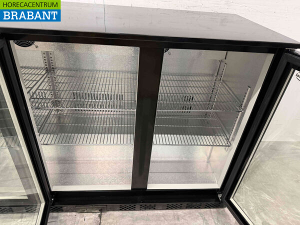 Combisteel Backbar Bar Cooler 3 portes coulissantes en verre 320 litres 135 cm 230V Horeca – Image 4