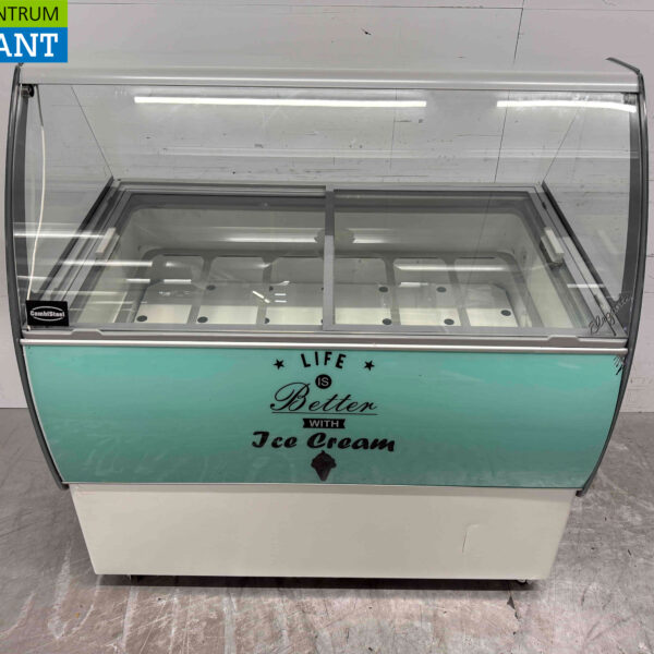 Mobile Combisteel Bali Scoop vitrine à glace 9 plateaux 230V Horeca
